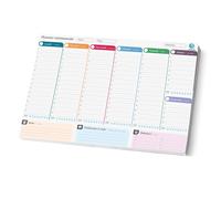 Planner Settimanale 2026 da Scrivania A4 Planning da Tavolo Perpetuo con Design