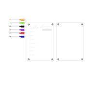 Planner Settimanale Magnetico per Frigorifero con Strumenti di Scrittura Colorat