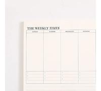 Planner settimanale/mensile da scrivania, con pagine da strappare, organizer per le cose da fare, per pasti, menù e appuntamenti (in lingua inglese)