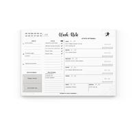 Planner Settimanale Scrivania Week Note programmare e gestire i tuoi impegni, Agenda Appuntamenti - A3 (29,7 cm X 42 cm) con 52 Fogli a strappo