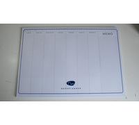 Planning da tavolo settimanale non datato O.C.L. 48x33 cm - 60 fogli 80 g/m² - 1