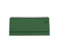 Planning settimanale 2025 spiralato 10x30cm verde scuro