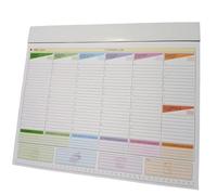 planning settimanale da tavolo 2026 | MAXI A3 planner settimanale 2026 (43,5x31,5) | Planner Da Tavolo Con Orari senza Date |weekly planner | planning settimanale perpetuo 50 Fogli (A3 Multicolore)
