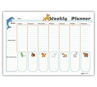 Planning settimanale perpetuo spiralato 21x30cm A4 50fogli school