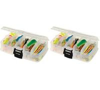Plano Double-Sided StowAway Small Double Sided Tackle Box Scatola per la conservazione dell'attrezzatura da pesca, tackle box compatta, cartella, ottima per conservare esche (Confezione da 2)