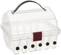 Plano Leader 108700 - Scatola per bobine, trasparente, taglia unica, colore: Trasparente/Nero