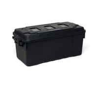 Plano Sportsman's Trunk Medium 64ltr Black Contenitore militare con coperchio, resistente, di grandi dimensioni, per il campeggio e l'esercito, ottimo per la caccia, il paintball, l'airsoft o la casa