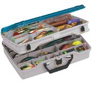 Plano Two-Tier Satchel Double Sided Tackle Box Scatola per la conservazione dell'attrezzatura da pesca, per la conservazione di esche, esche artificiali, esche morbide e altri attrezzi da pesca