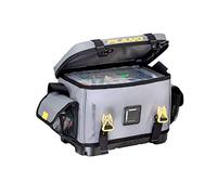 Plano Z-Series 3600 Tackle Bag, medio, grigio 500D PVC tessuto, include 2 3600 Stowaway Storage Utility Box, impermeabile e antiscivolo Base morbida Tackle Box