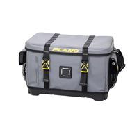 Plano Z-Series 3700 - Borsa per attrezzatura da pesca e attrezzatura di alta qualità, con base modellata e antiscivolo, include due scatole per attrezzi stivali, grigio
