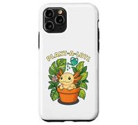 Plant-a-Lotl - Dolce axolotl nel vaso in terracotta pianta Custodia per iPhone 11 Pro