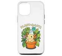 Plant-a-Lotl - Dolce axolotl nel vaso in terracotta pianta Custodia per iPhone 12/12 Pro