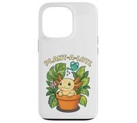 Plant-a-Lotl - Dolce axolotl nel vaso in terracotta pianta Custodia per iPhone 13 Pro