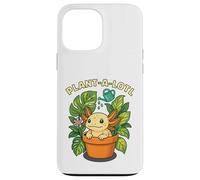 Plant-a-Lotl - Dolce axolotl nel vaso in terracotta pianta Custodia per iPhone 13 Pro Max