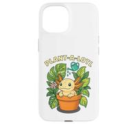 Plant-a-Lotl - Dolce axolotl nel vaso in terracotta pianta Custodia per iPhone 15