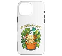 Plant-a-Lotl - Dolce axolotl nel vaso in terracotta pianta Custodia per iPhone 16 Pro Max