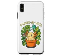 Plant-a-Lotl - Dolce axolotl nel vaso in terracotta pianta Custodia per iPhone XS Max