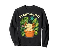 Plant-a-Lotl - Dolce Axolotl nel Vaso in Terracotta pianta Felpa