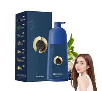 Plant-Based Hair Coloring Cream, Caviar Hair Colour Cream, Protein Color Protecting Hair Dyeing Cream, Bubble Plant Hair Dye Shampoo, Shampoo Hair Dye for Women and Men (Coffee)