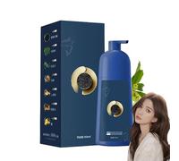 Plant-Based Hair Coloring Cream, Caviar Hair Colour Cream, Protein Color Protecting Hair Dyeing Cream, Bubble Plant Hair Dye Shampoo, Shampoo Hair Dye for Women and Men (Chestnut Brown)