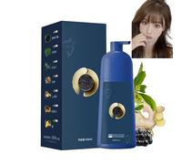 Plant-Based Hair Coloring Cream, Caviar Hair Colour Cream, Protein Color Protecting Hair Dyeing Cream, Bubble Plant Hair Dye Shampoo, Shampoo Hair Dye for Women and Men (Tea Brown)