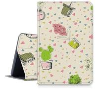 Plant Cactus Custodia per iPad Pro 13 pollici M4 2024, antiurto in pelle PU pieghevole regolabile custodia con auto sleep/wake per iPad Pro M4 2024 da 13 pollici