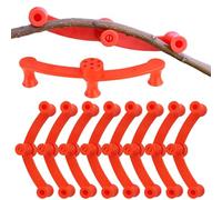 Plant Clips, 360 Degree Rotating Branch Clamps, 10 Piece Plant Bender with Adjustable Fixture, Garden Support Tool, Durable Training Accessory Easy Grip, Indoor Outdoor Care for Flower Vegetable