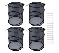 Plant Cover Net, Pop Up Gage, Garden Protection Enclosure, Breathable Mesh Fabric, Foldable Frame with Stakes, Ideal for Shielding Blueberry Bushes and Flowers, 33,02 x 33,02 x 50,04 cm