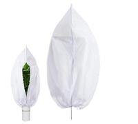 Plant Covers Bags, Drawstring Protector, Reusable Freeze Blanket, Winter Frost Shield, Sturdy Breathable Fabric, Outdoor Garden Shrubs, Cold Weather Protection Season Use
