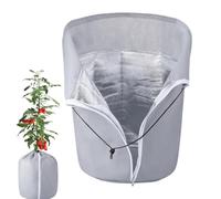 Plant Covers Freeze Protection With Drawstring And Zipper | Pot Insulation Cover For Winter, Reusable Thermal Pot Protector Frost Cloths, For Fruit Tree Shrubs Flower Pots