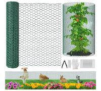Plant Covers From Animals - 39.4 Feet X 16 Inches Heavy-Duty Mesh Netting