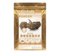 Plant Gift 100% Pure Konjak Powder 魔芋粉 Farina Konjak naturale, ottimo sapore per bevande, aggiunge sapore e sapore in polvere non OGM, senza riempitore, senza additivi 100G/3.25oz