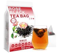 Plant Gift Rose Black Tea Bag 5.29oz (3g*50bags) tè nero, doppia rosa, natura pura cinese, cura della salute tè misto, combinazione di tè floreale 150g 玫瑰红茶