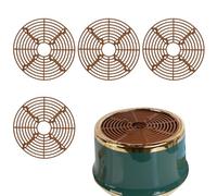 Plant Guard Mesh Covers - 5 Pack Cuttable Round Pot, Protector for Indoor Outdoor Gardening Flowers Herbs Vegetables Prevent Pets Cats Dogs Rabbits Squirrels Chewing Damage Plant Safety Grid Gardening