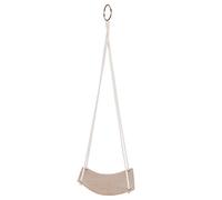 Plant Hanger for Succulents | PU Leather Base & Cotton Rope Holder | Indoor/Outdoor/Balcony Garden Decor | Easy Install Space Saver (Yellow 20cm)