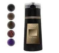 Plant herbs Hair Dye Shampoo,Hair Instant Dye Shampoo,Hair Color Shampoo for Gray Hair,Long Lasting Hair Color Shampoo,Hair Color for Gray Hair Coverage,Quick,Easy,Safe,for Women and Men (Light Brown)
