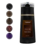 Plant herbs Hair Dye Shampoo,Hair Instant Dye Shampoo,Hair Color Shampoo for Gray Hair,Long Lasting Hair Color Shampoo,Hair Color for Gray Hair Coverage,Quick,Easy,Safe,for Women and Men (Dark Brown)