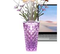 Plant Humidifier Indoor | Ambient Lighting Quiet Oil Diffuser | Flower Vase Low Noise Mist Humidifier | For Home Apartment Bedroom Kitchen Office Farmhouse