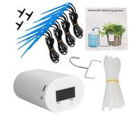 Plant Irrigation System Indoor | Programmable Drip Watering Kit for Houseplants, LED Display Timer, USB Powered Auto Watering Device for Small Pots, Succulents, plantrs, Self-Watering System
