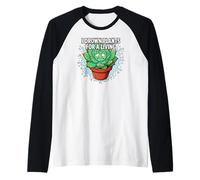 Plant Killer Succulent I Drown Plants for A Living Maglia con Maniche Raglan