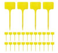 Plant Label Stakes - 100-Piece Waterproof Markers, Garden Nursery Signs | Writable T-Type Plant Tags With Durable Construction, Seedling Labels For Greenhouse Lawn Patio Gardening Projects Supplies