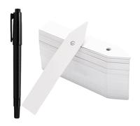 Plant Labels 4 Inch Waterproof | 100 Pezzi Reusable Garden Markers For Plants, Ideal For Vegetables, Flowers, Trees, Potted Plants, Giardinaggio, Planting, Outdoor, Indoor, Greenhouse, Yard