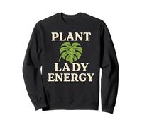 Plant Lady Energy Monstera, Leaf Houseplant Botanical Design Felpa
