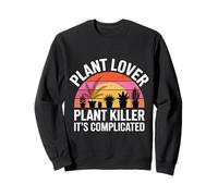 Plant Lover Plant Killer It's Complicated Caos Interno - Felpa