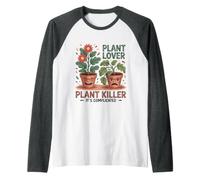 Plant Lover Plant Killer It's Complicated Caos Interno - Maglia con Maniche Raglan