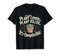 Plant Lover Plant Killer It's Complicated Caos Interno |- Maglietta