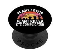 Plant Lover Plant Killer It's Complicated Caos interno - PopSockets PopGrip Adesivo