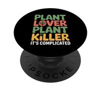 Plant Lover Plant Killer It's Complicated - PopSockets PopGrip Adesivo