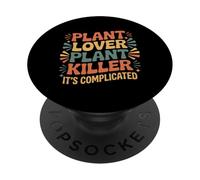 Plant Lover Plant Killer It's Complicated - PopSockets PopGrip Adesivo