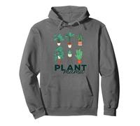 Plant Mama - Meme Illustrato per Giardinaggio con Piante da Appartamento in Vaso Felpa con Cappuccio